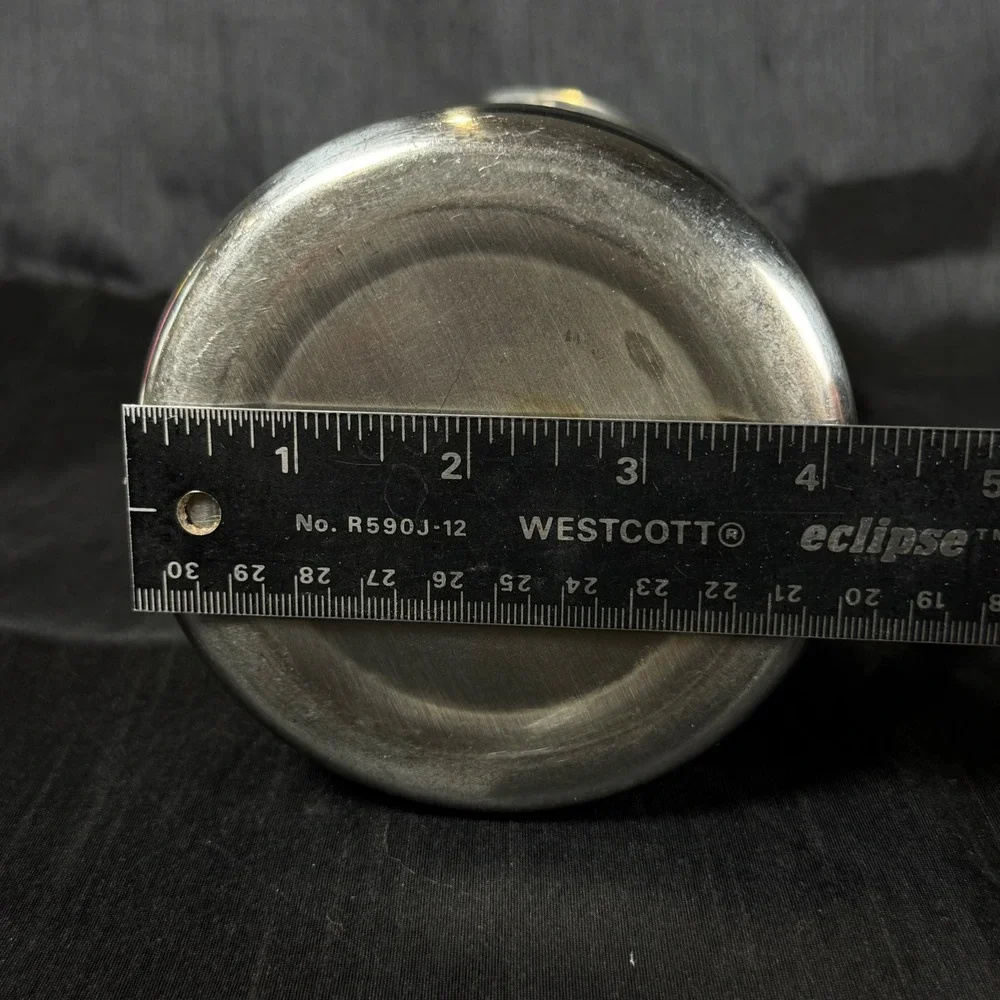 Vintage Brandware IS-20 Coffee Tea Pot 18-8 Stainless Steel Japan Hinged Lid